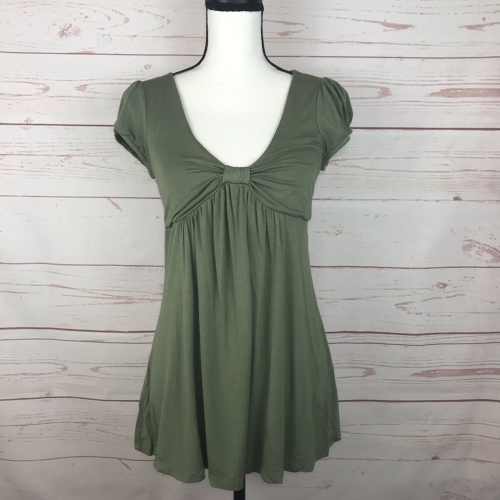 Lia Lee Green Maternity Top (M 0209)